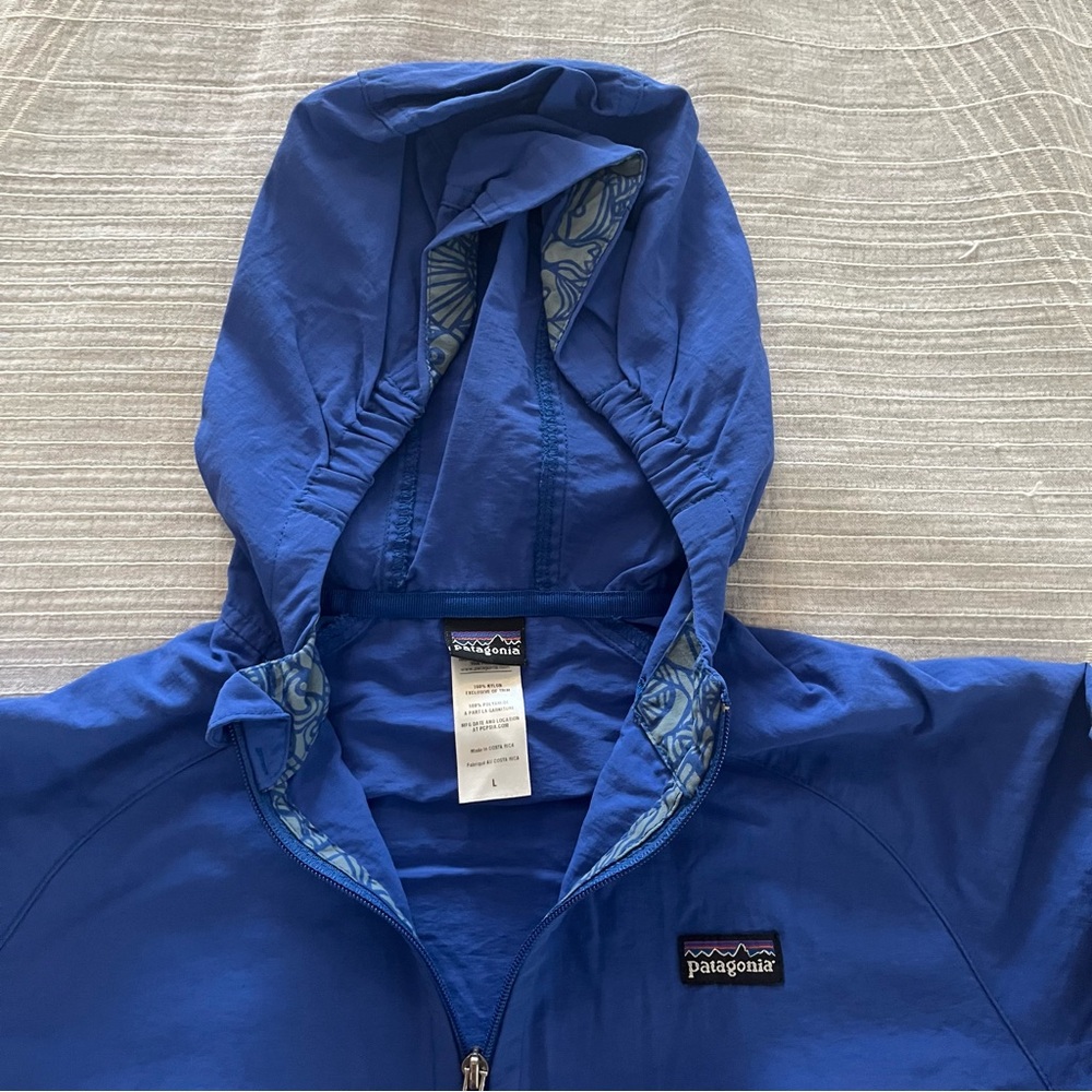 Patagonia Kids Baggies Jacket Size Large Color Blue